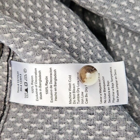 JACHS Black and White HEART Women's Top - Picture 5 of 5